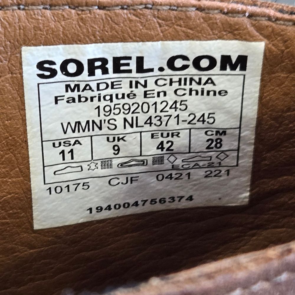 🐢 Sorel Joan of Arctic II Waterproof Wedge Boot Size 11 - Picture 4 of 15